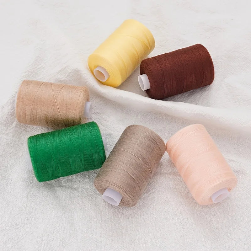 Sewing Thread 36 Polyester for Sewing Machine, Hand Stitching, Quilting Set of 1000 yds Per Spool All Purpose