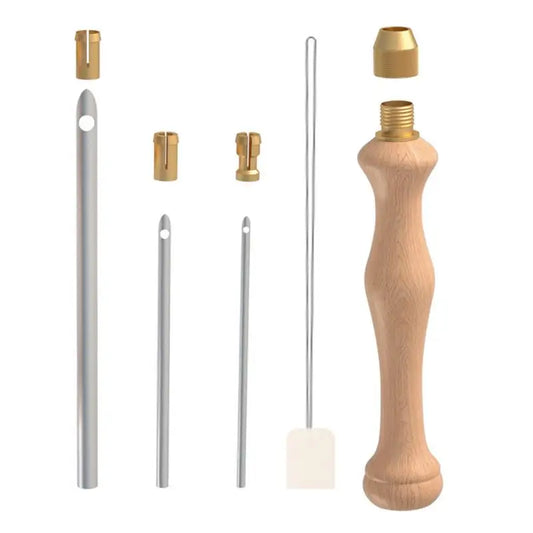 Embroidery Needle Kit Adjustable Punching Needle Tufting Tools Pen Punch Kit For Pillows Towels Quilts