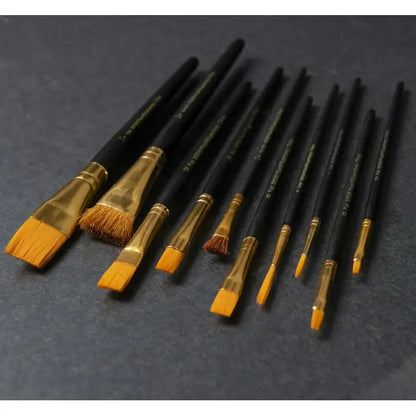 FolkArt Let's Paint Live Acrylic Craft Paint and Paintbrush Set, 34 Pieces