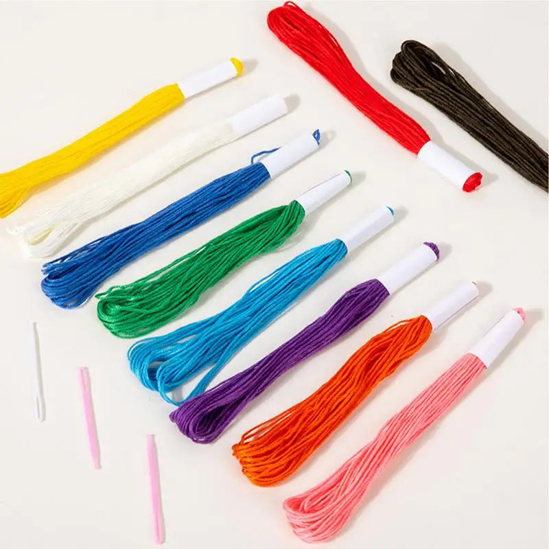 Toddler Sewing Kit Learn To Sew Threading Board Color Recognition Fine Motor Skills