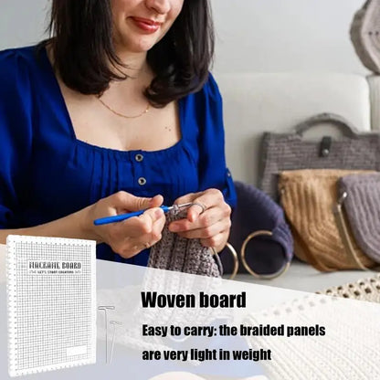 Macrame Handmade Braiding Board With T Pins Macrame Supplies Project Board