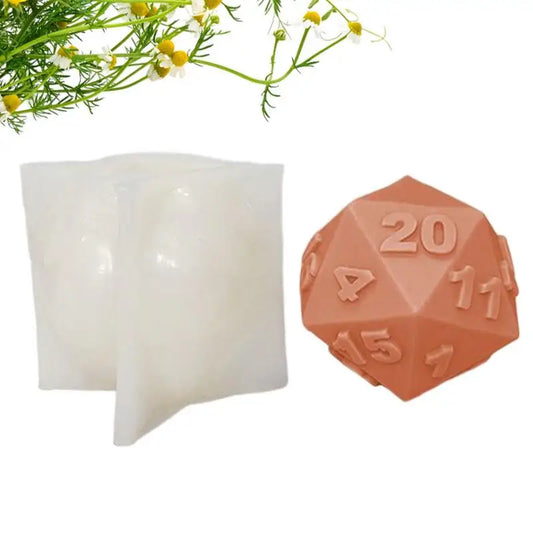 Dice Molds For D20 Dice Resin Casting Polyhedral Game Dice