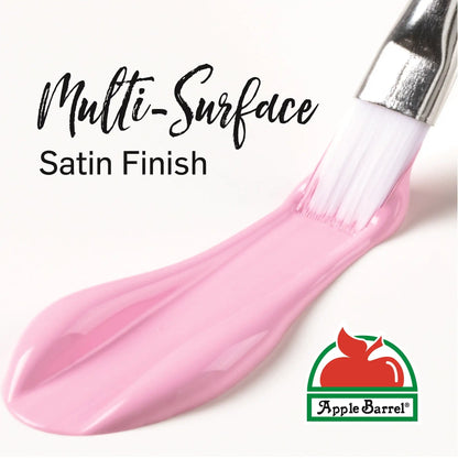 Apple Barrel 2 oz Multi-color Satin Acrylic Craft Paint (24 Pieces)