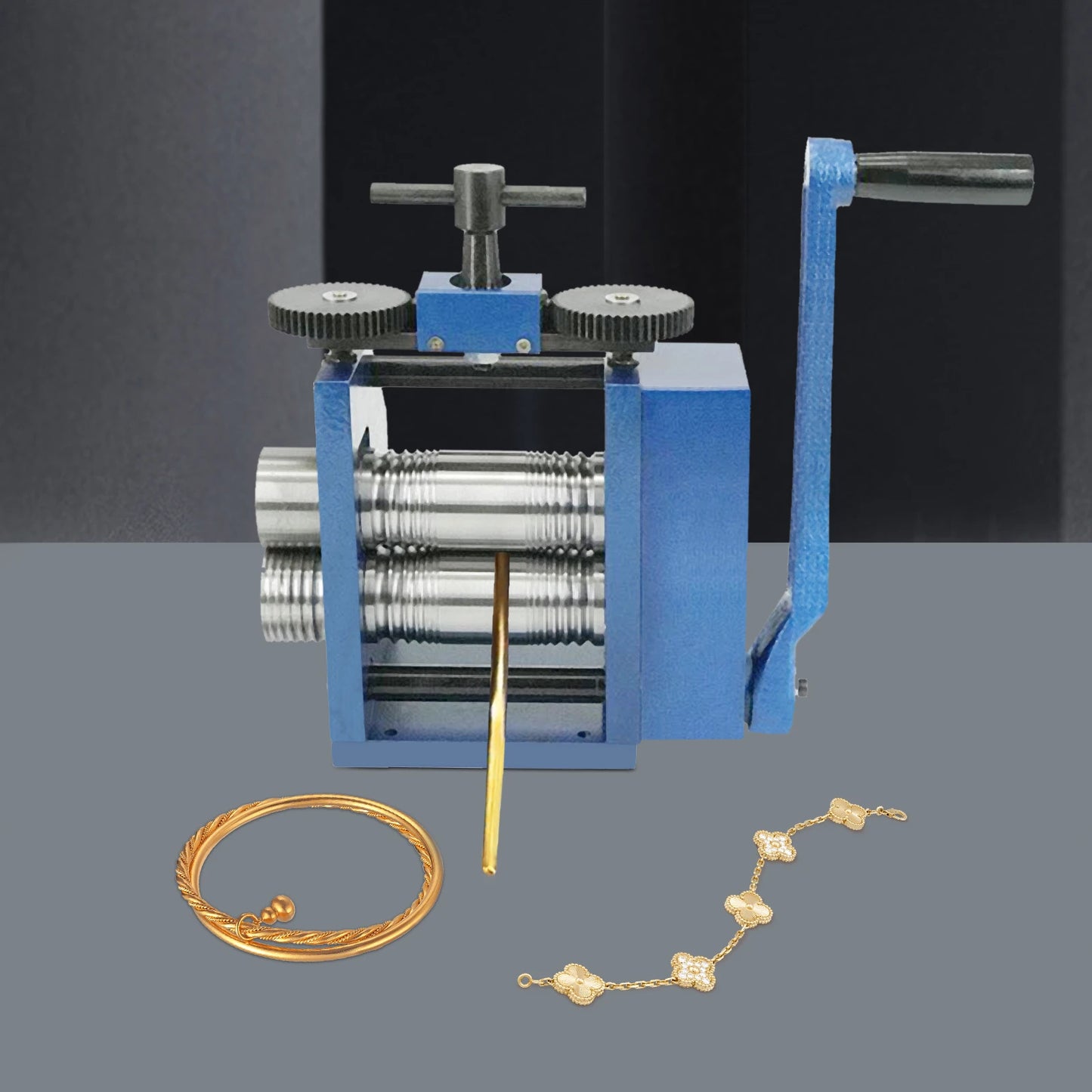 3-in-1 Jewelry Rolling Mill Machine Manual Combination for Metal Crafting & DIY Jewelry Making