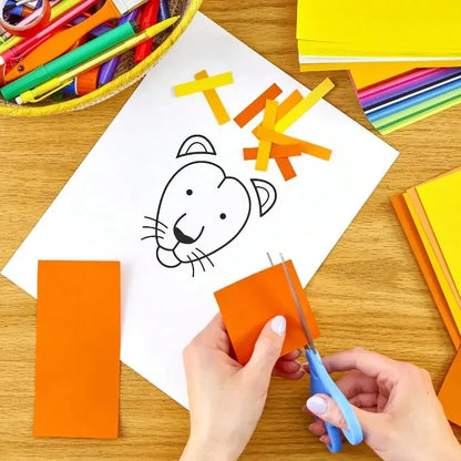 Colored Paper 8.5x11 24lb 300 Sheets, 89 GSM Assorted Vibrant Cardstock