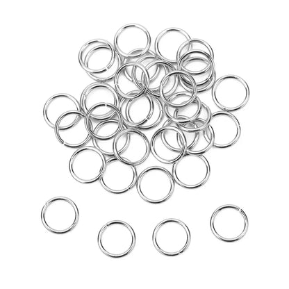 100pcs PVD Stainless Steel Open Jump Rings Lot 3 4 5 6 7 8 10 mm Split Rings Connectors For Bracelet Necklace