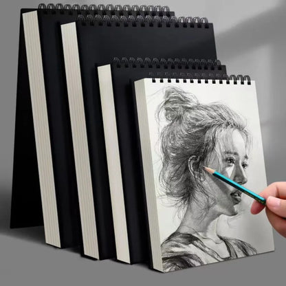 8K 16K Coil Sketchbook A4 A5 A6 Spiral Bound Thick Drawing Paper Eco-Friendly Acid Free Artist Sketch Pad Colored Lead