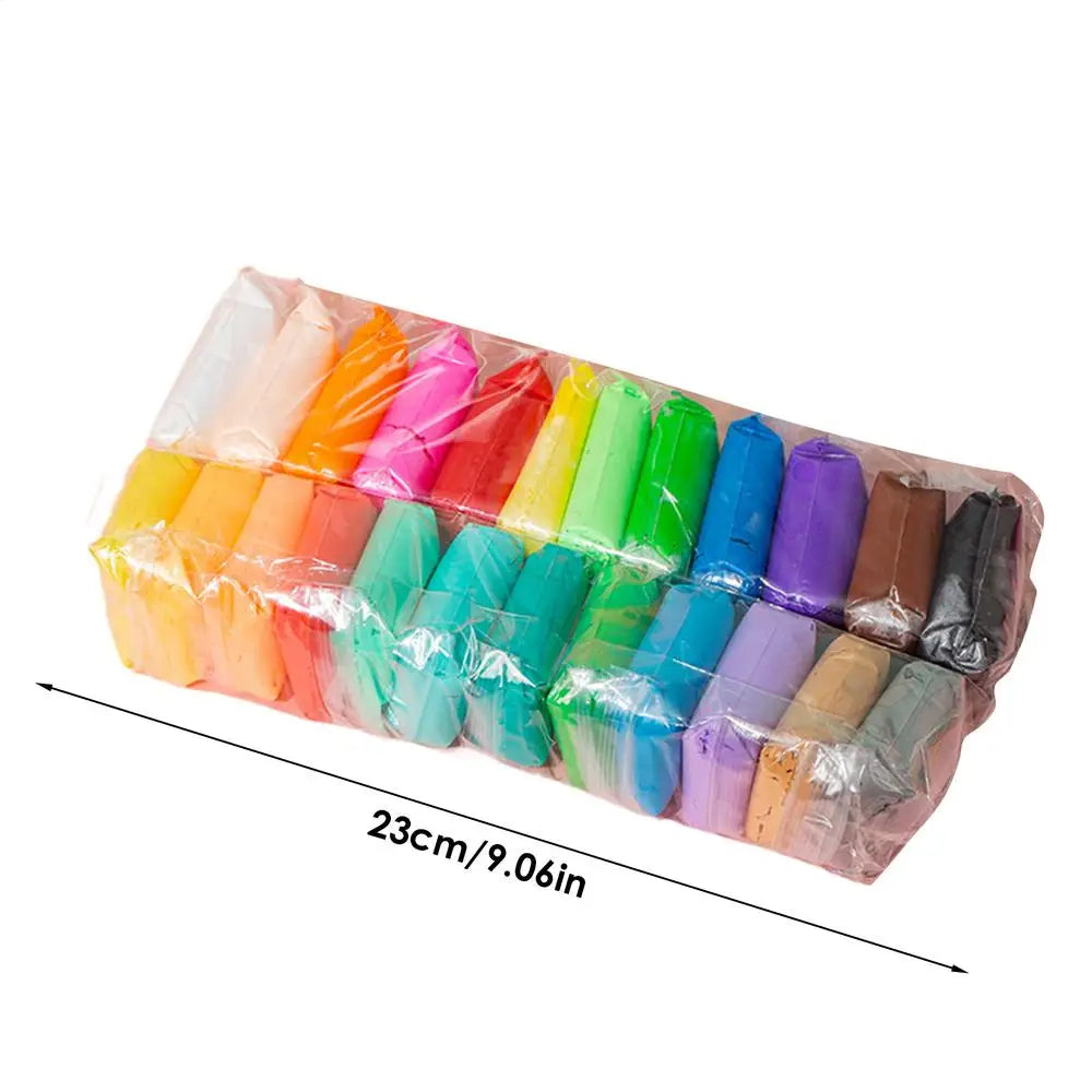 36 Color Super Light Clay Air Dry Polymer Modelling Clay