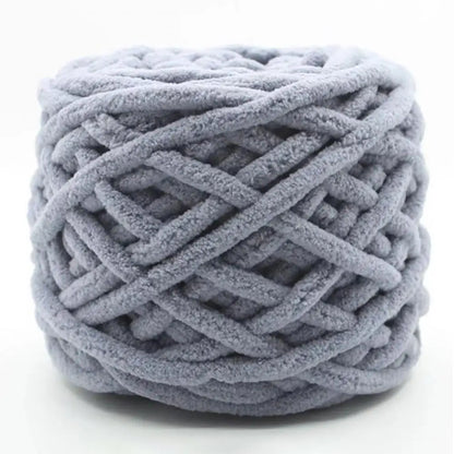 40m Knitting Yarn Soft DIY Crochet Yarn Solid Color Chunky