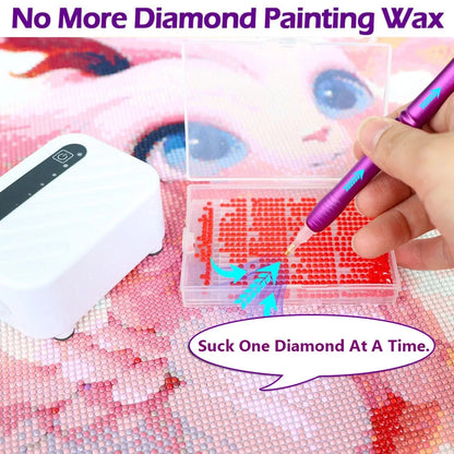 Electric Diamond Painting Tool USB Powered Suction Device Vacuum Pen Kit