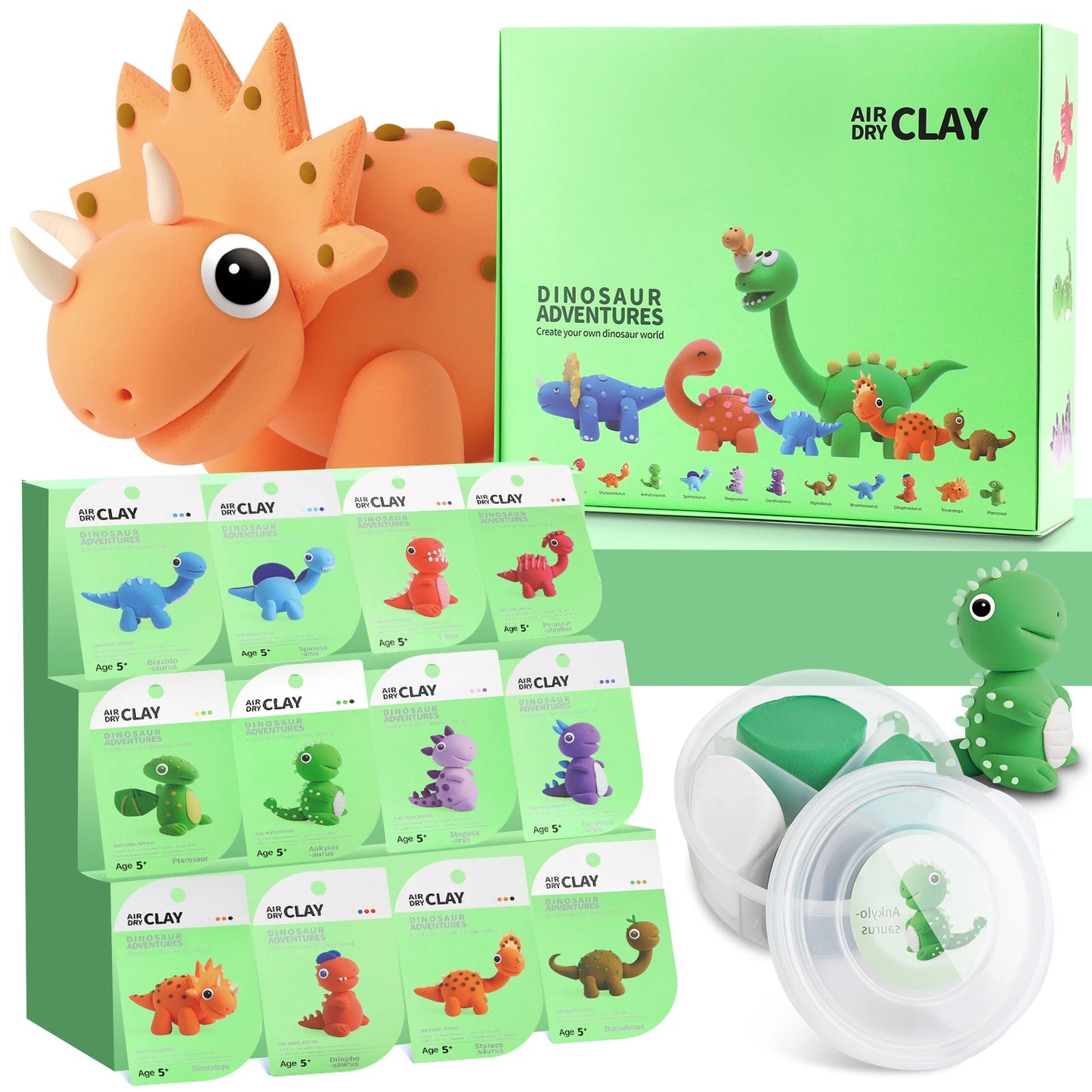 Air Dry Clay Kit Creative Kids Modeling Clay Kits with Tools Super Light DIY Soft Clay