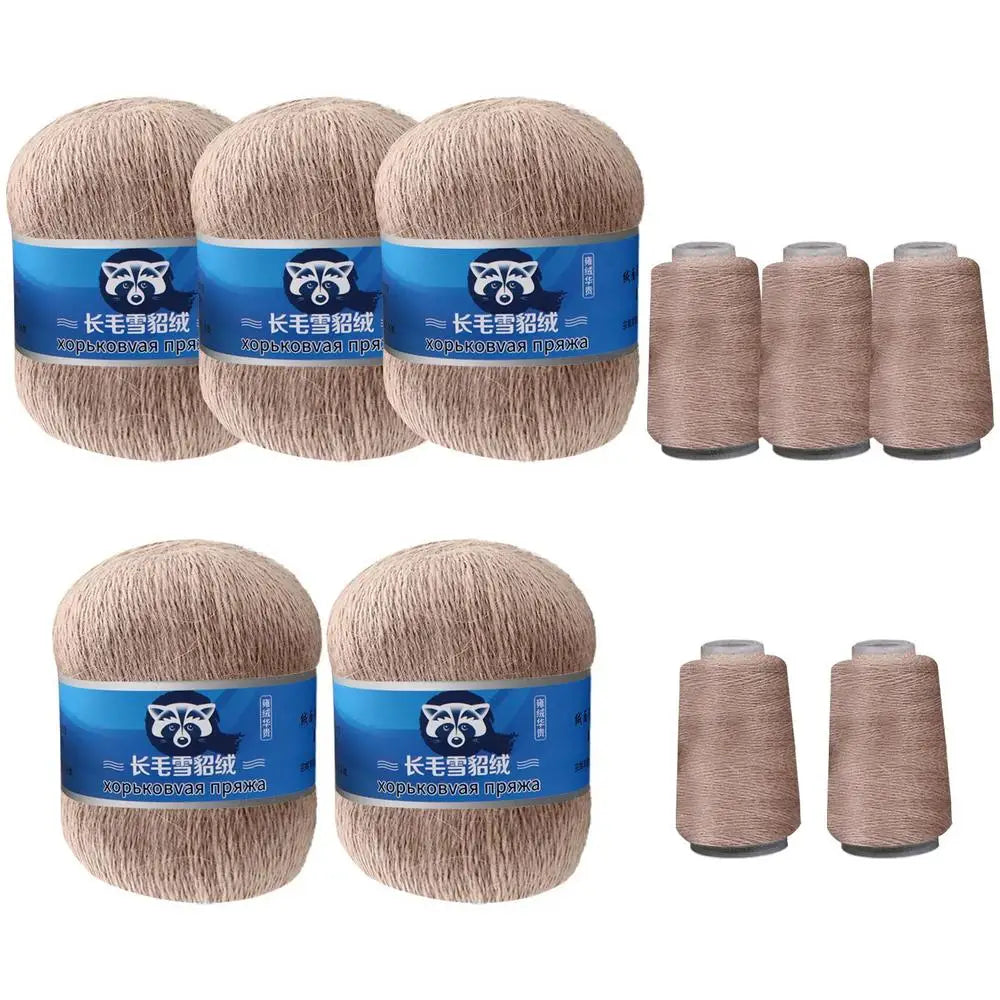 Cashmere Yarn Ball Long Plush Mink Cashmere Merino Wool