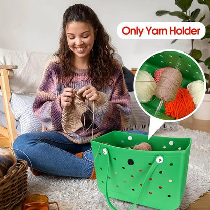 Portable Acrylic Yarn Holder Spinner Dispenser Winder Crocheting Knitting Tool