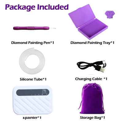 Electric Diamond Painting Tool USB Powered Suction Device Vacuum Pen Kit