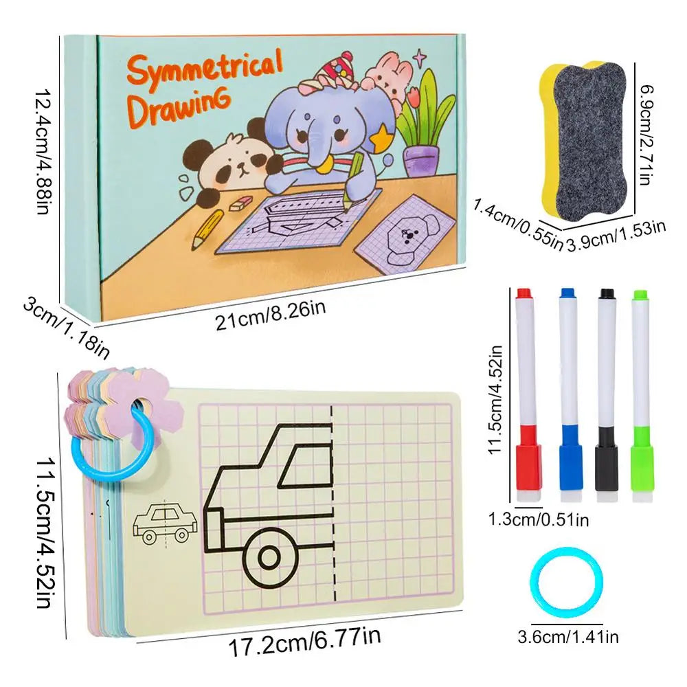 Dry Erase Pen Control Book Pen Tracing Workbook Kids Ages 3