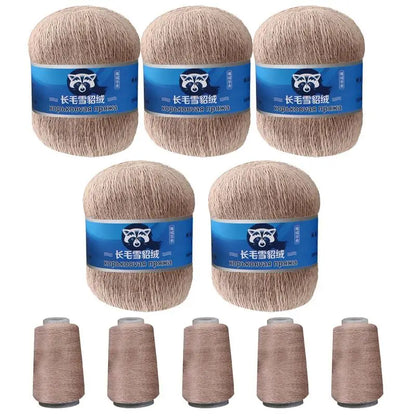 Cashmere Yarn Ball Long Plush Mink Cashmere Merino Wool