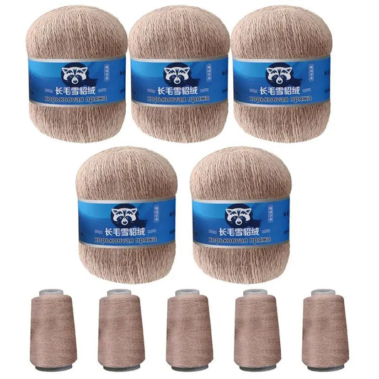 Cashmere Yarn Ball Long Plush Mink Cashmere Merino Wool