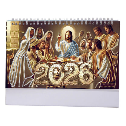 2026 Calendar DIY Diamond Painting Art Kit DIY Desk Calendar
