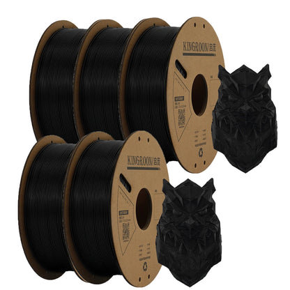 KINGROON PLA Filament 1.75mm 3D Printer 5/10Rolls Plastic Material 100% No Bubble for FDM 3D Printer MIX