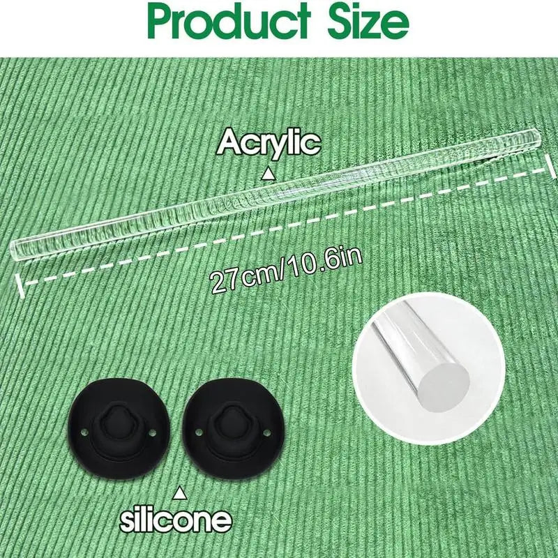 Portable Acrylic Yarn Holder Spinner Dispenser Winder Crocheting Knitting Tool