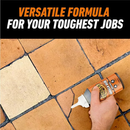 Waterproof Polyurethane Glue, Gorilla Original 8oz - Expands for Gaps, Ideal for Wood & More.