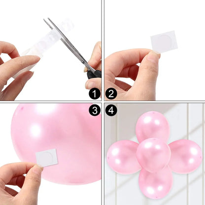 1500 dots of balloon glue removable dot tape, 15 rolls of double-sided dot stickers