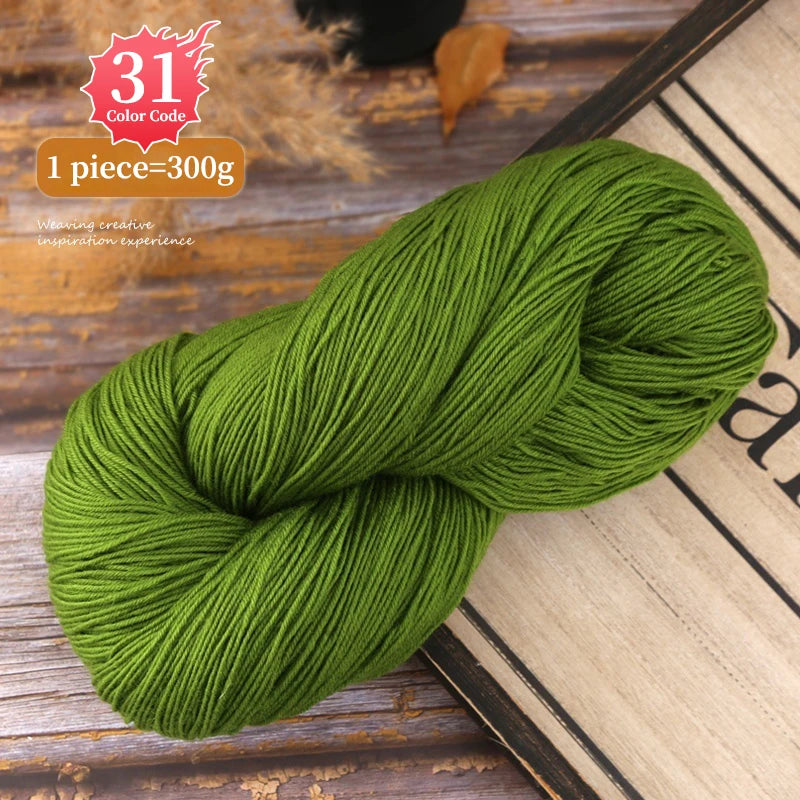 300g Alpaca Wool Yarn in Multiple Optional Colors Used for Knitting Fashionable Sweaters Scarves Gloves Hats Coats