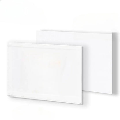 6pcs Canvas Board For Painting Cotton Blank Primed White Suitable For Gouache Watercolor Acrylic Oil Painting 3mm