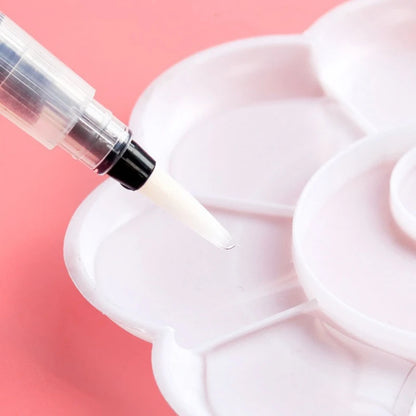 3/7pcs Watercolor Brush Pens Water Storage Function Painting Brushes For Watercolor