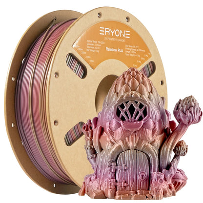 Eryone Silk Rainbow PLA 1/3/5/10KG Premium Filament 3d print, silk rainbow pla filament 1/3/5/10kg