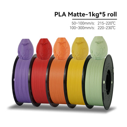KEEPANG PLA/HS-PLA/PLA Matte/PLA Pro 5KG PLA 3D Filament 1.75mm 1KG/Roll (2.2lbs) Neatly Wound 3D Printing Materials