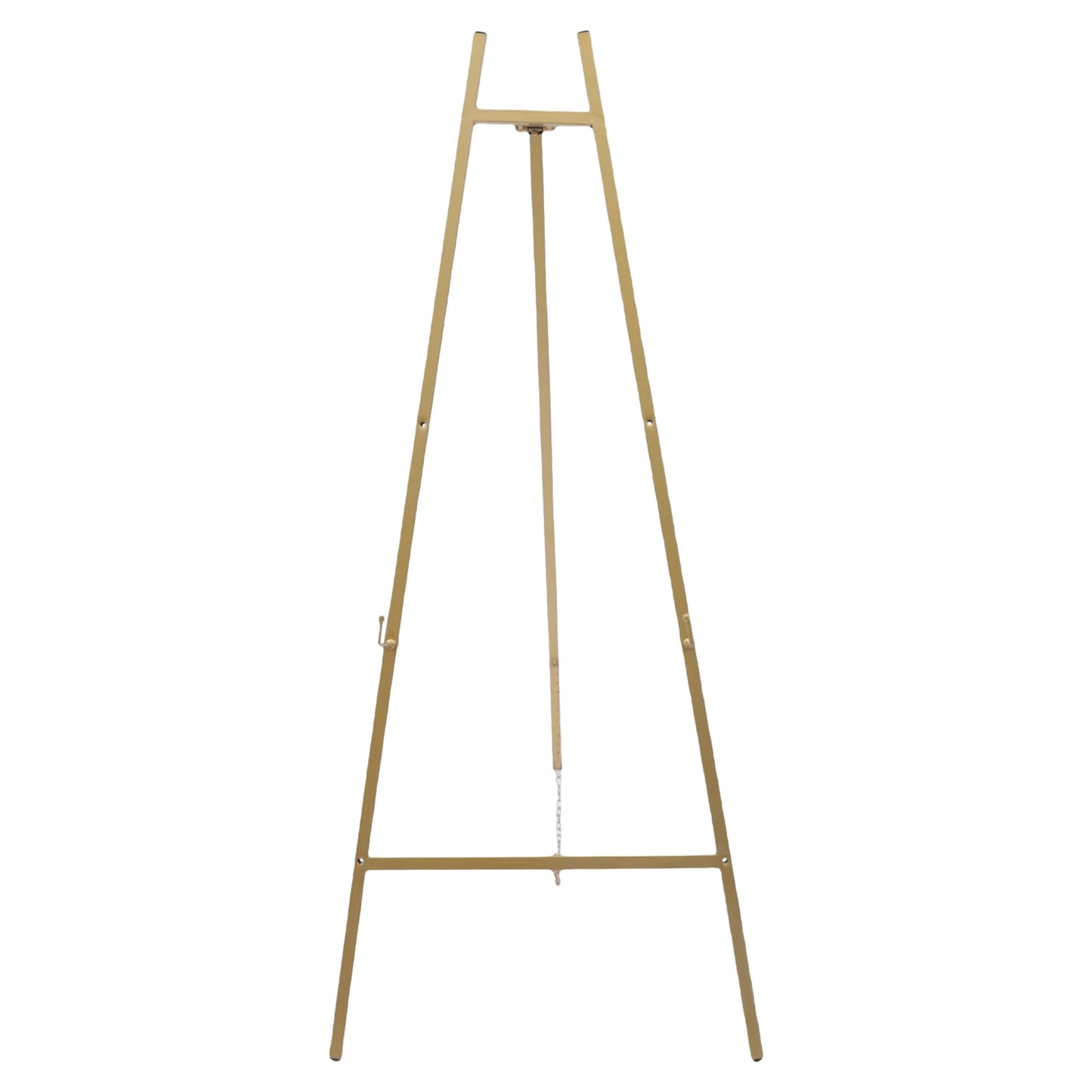 2 Tall Steel Pipe Floor Easel Stand Large Gold
