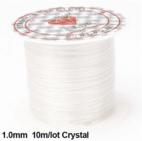100m Strong Elastic Crystal Beading Thread Cord Jewelry Making Necklace Bracelet String Stretchable Thickness 0.5-1mm