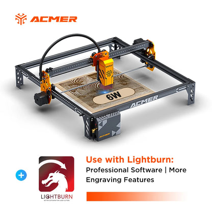 ACMER P1 S Pro 20W 10W 6W Laser Engraver Support WIFI Gyroscope Cutting Machine