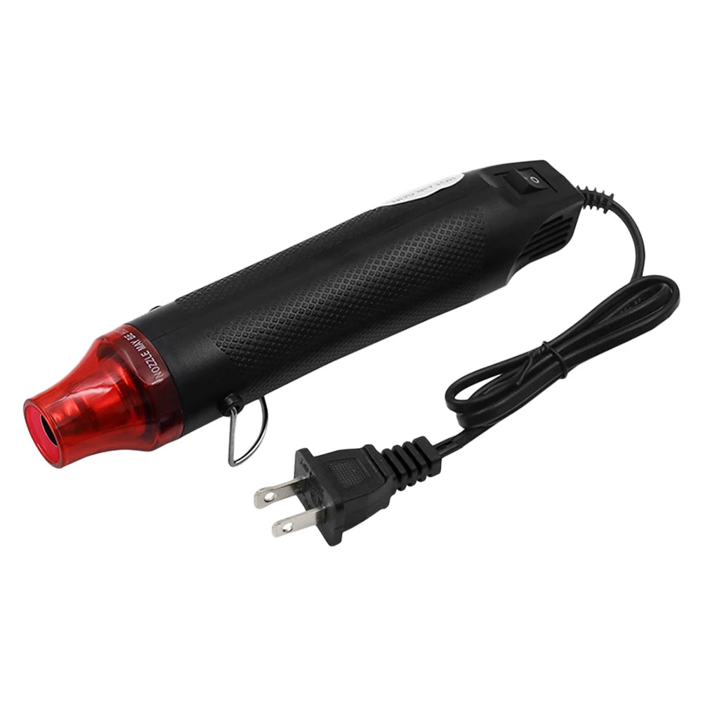 300W Hot Air Gun Portable Mini Heater for DIY Craft Embossing Shrink Wrapping PVC Multi-Function Handheld