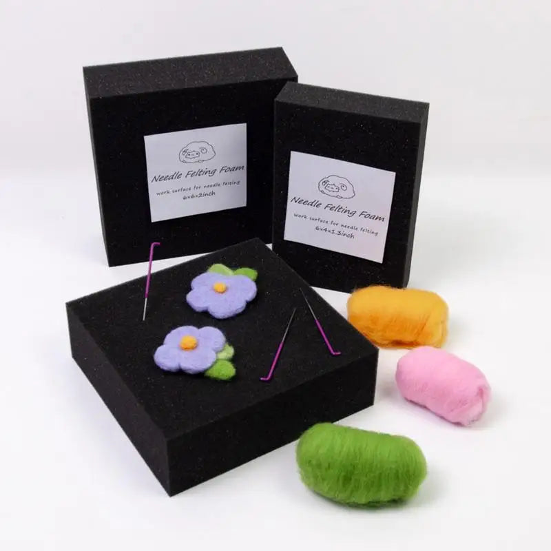 Wool Felt Workplace Mat Foam Needle Felting Poked Pad Sewing Accessories Tools