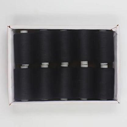 Sewing Thread - 10 Polyester Threads for Hand Stitching, Quilting & Sewing Machine - Set of 1000 yds Per Spool