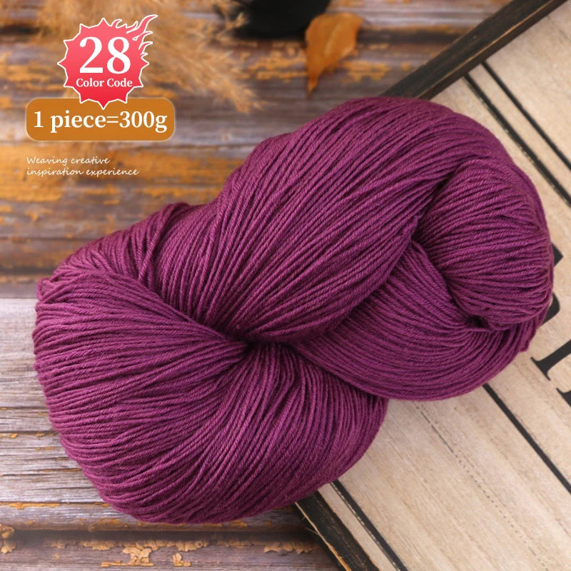 300g Alpaca Wool Yarn in Multiple Optional Colors Used for Knitting Fashionable Sweaters Scarves Gloves Hats Coats