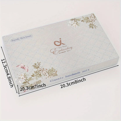 Vintage Style Embroidery Scissors, Complete Sewing Tools, With Sewing Needle Box, Awl, Sewing Thimble, Threader