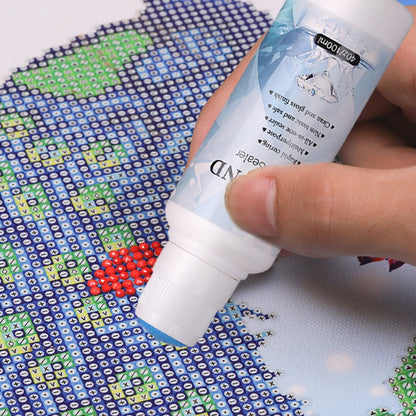 1-5Pcs 100ml Diamond Painting Sealer Conserver Permanent Hold Shine Effect 5D Brightener Glue