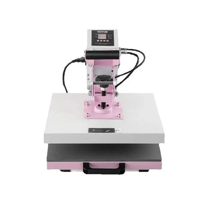 SucceBuy Heat Press 15 x 15 in Slide Out Heat Transfer Machine Fast Even Heating 2-Layer Insulation Cotton