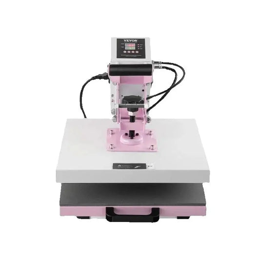 SucceBuy Heat Press 15 x 15 in Slide Out Heat Transfer Machine Fast Even Heating 2-Layer Insulation Cotton