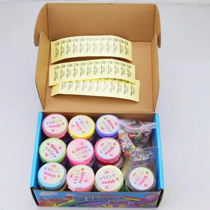 Soft Sludge Kit Kids Putty Mud Set Crystal Mud Set Of 30