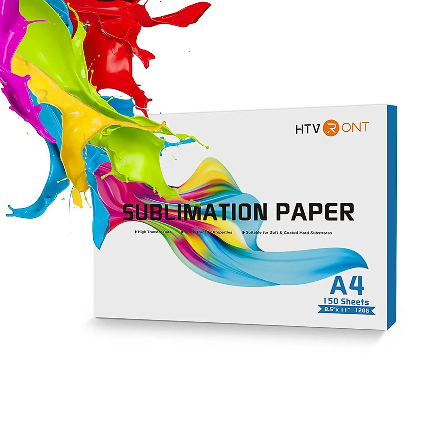 HTVRONT 150 Sheets 8.5 x 11 Inch Sublimation Paper 120g Heat Transfer Paper for Inkjet Printer T-shirt