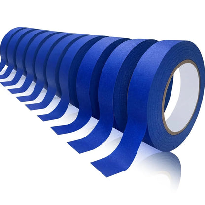 Premium Blue Painters Tape 10 Rolls Multi-Surface Masking Tape Easy Tear 601yds