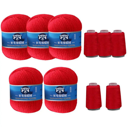 Cashmere Yarn Ball Long Plush Mink Cashmere Merino Wool