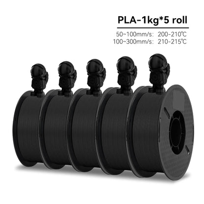 KEEPANG PLA/HS-PLA/PLA Matte/PLA Pro 5KG PLA 3D Filament 1.75mm 1KG/Roll (2.2lbs) Neatly Wound 3D Printing Materials