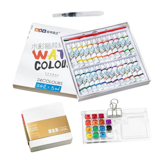 Pocket Artist Watercolor Travel Set Watercolor Paint Palette