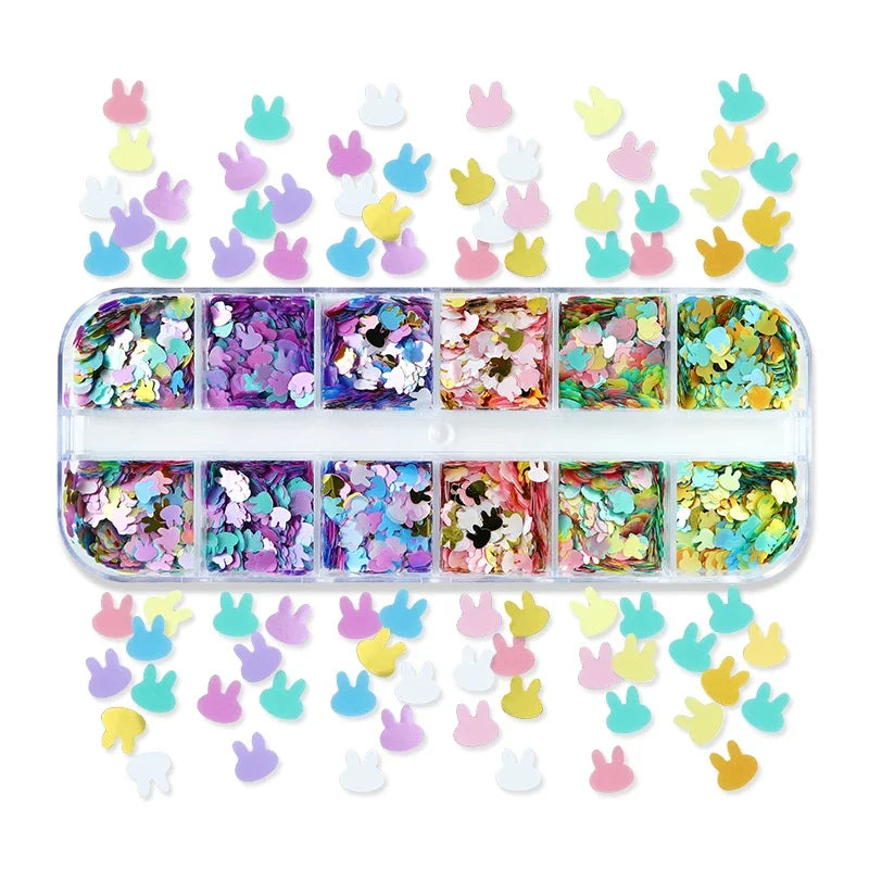 Holographic Letters Resin Sequins Fillers Epoxy Filling Crafts Materials Iridescent Glitter Flakes