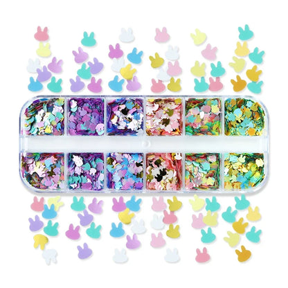 Holographic Letters Resin Sequins Fillers Epoxy Filling Crafts Materials Iridescent Glitter Flakes